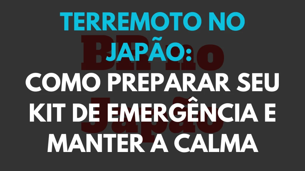 terremoto no japão