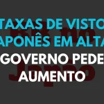 taxas de visto japão