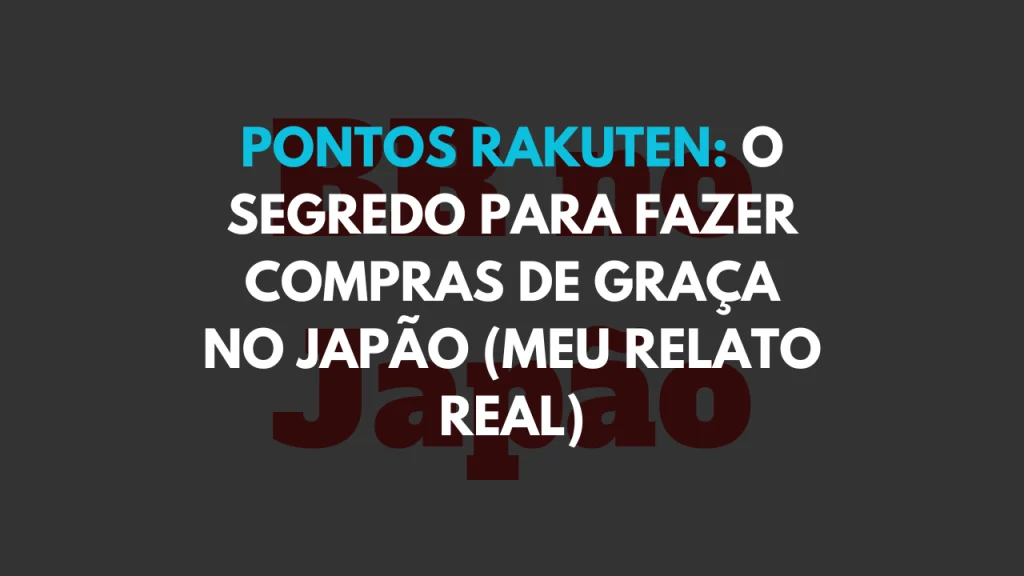 pontos rakuten